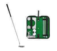 BuyWeek Set Putter da Golf, Attrezzatura da Allenamento da Golf Portatile Putter Set con 2 Palline Borsa da Trasporto con Cerniera per Casa Ufficio