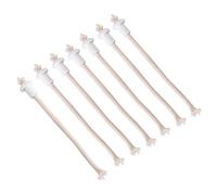 BuyWeek Torcia di Cherosene Stoppino, 7 Pezzi Cherosene Wick Resistente al Calore Stoppino Lampada a Olio per Porta Ceramica Torcia Bottiglia