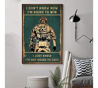 Buywell Targa in metallo con scritta "I Don't Know How I Am Going to Wining" in metallo retrò Targa vintage in alluminio per la decorazione della casa e della stanza in metallo 30,5 x 40,6 cm