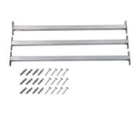Buzaza Barre di Sicurezza per Finestra Regolabili 3 pz 710-1200 mm-Grate per Finestre Antiscasso,Estensibili Zincate in Acciaio Inferriate di Sicurezza