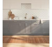 Buzaza Tappeto Rettangolare Natura 70x300 cm in bambù-Tappeto Bamboo Legno Stuoia Antiscivolo Passatoia Pedana bambù Cucina Bagno