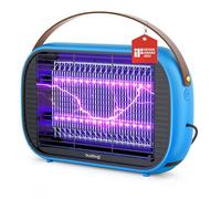 Buzbug Insetticida a LED, 10 anni di durata della lampada, 2800 V, forte trappola per zanzare e mosche, sostenibile, con basso consumo energetico, lampada per zanzare, repellente per zanzare (poli)
