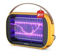 Buzbug Insetticida a LED, 10 anni di durata della lampada, 2800 V, forte trappola per zanzare e mosche, sostenibile con basso consumo energetico, lampada per zanzare, repellente per zanzare (arancione