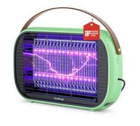 Buzbug Insetticida a LED, 10 anni di durata della lampada, 2800 V, forte trappola per zanzare e mosche, sostenibile con basso consumo energetico, lampada per zanzare, repellente per zanzare (verde blu