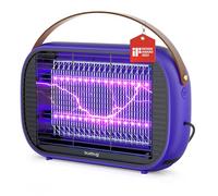Buzbug Insetticida a LED, 10 anni di durata della lampada, 2800 V, forte trappola per zanzare e mosche, sostenibile con basso consumo energetico, lampada per zanzare, repellente per zanzare (viola)