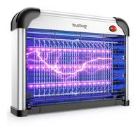 Buzbug Zapper LED Bug Zapper Interno, 3 efficienti lampadine LED 50000H, risparmio energetico e attrazione a doppia banda, Zapper elettrico ad alta tensione, trappola per zanzare, trappola per zanzare