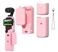 Buziba Custodia protettiva in silicone per DJI Osmo Pocket 3, custodia protettiva in silicone per action camera (nero)