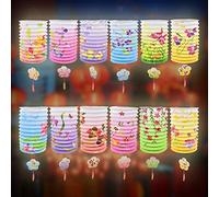 BUZIFU 12 Pezzi Lanterna di Carta Lanterne Cinesi Lanterne di Carta da Appendere Decorazione Lanterna di Carta Colorata Lanterne di Carta Appese per Capodanno Compleanni Matrimoni Festa Decorazione