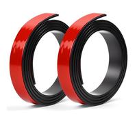 BUZIFU 2 Rotoli Nastro Magnetico Adesivo per Zanzariere 18mmx1m Strisce Magnetiche A+B con Supporto Adesivo Banda Magnetica Adesiva Rotolo Magnetico Flessibile per l'Installazione delle Zanzariere