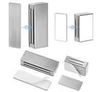 BUZIFU 4 Pezzi Chiudiporta Calamita Chiusura Magnetica Extra Forte Serratura Magnetica Calamita per Mobili Chiusura Porta Magnetica in Acciaio Inox per Porta Mobili da Cucina Anta di Armadio Cassetti