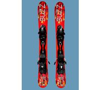 Buzz Atom Fire 99 CM Sci Inc Rilascio Rilegatura Mini Sci Lame Snowblade 2024/25