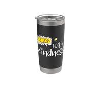 Buzz con gentilezza | Cute Bee Graphic Bicchiere termico in acciaio inox doppia parete