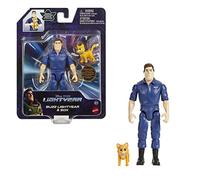 Buzz Lightyear- La vera storia di Buzz Lightyear e Sox Action Figure Autentiche, con 12 articolazioni mobili e gatto robot Sox, giocattolo ispirato al film per bambini 4+ Anni, HHJ80