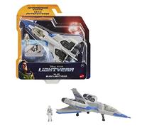 Buzz Lightyear La vera storia di Buzz Serie Hyperspeed Navetta Spaziale XL-01 lunga 3,2 cm e Action Figure di Buzz Lightyear da 17,8 cm, Giocattolo per Bambini 4+ Anni, HHJ94