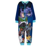 Buzz Lightyear Tutina per Ragazzi Pigiama per Bambini in Pile con Cerniera Tutto in Uno Toy Story Pjs Loungewear, Multi, 5-6 Years
