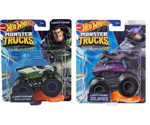 BUZZ LIGHTYEAR + ZURG Toy Story Hot Wheels Monster Trucks 1:64 auto pressofusa