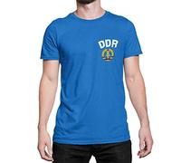 buzz shirts DDR East Germany - Mens Euro Pocket Logo Print Football Organic Cotton T-Shirt