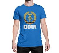 buzz shirts DDR East Germany - Mens Retro Organic Cotton Patrotic T-Shirt