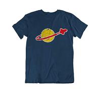 buzz shirts Sheldon Cooper Inspired Space Rocket - Mens Organic Cotton Novelty Nerd T-Shirt