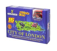 Buzz Toys Puzzle Auto London Bus 16 Pezzi Intercambiabili 3-10 Anni