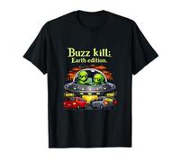 Buzz UFO UFO Alien Pun Graphic UFO UFO Maglietta