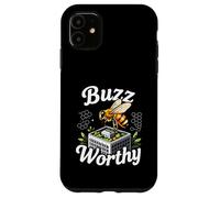 Buzz Worthy Green Roof Urban Bee Design Custodia per iPhone 11
