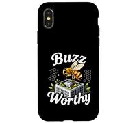 Buzz Worthy Green Roof Urban Bee Design Custodia per iPhone X/XS