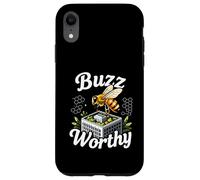 Buzz Worthy Green Roof Urban Bee Design Custodia per iPhone XR