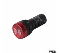 Buzzer di allarme LED indicatore luminoso 220V - 2 pezzi