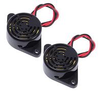 Buzzer piezoele, segnale acustico di cicalino, allarme del cicalino DC 3-24V attivo Brumer acustico Piezo Elettronico Sunitore continuo con filo di piombo, allarme del cicalino, beep elettronico