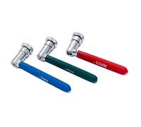 Buzzetti - Set di attrezzi per la regolazione delle valvole con 3 adattatori da 8, 9, 10 mm