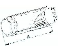 BUZZETTI Ugello protettivo per estrattore volante 45 MM