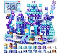 BuzzoXerex Costruzioni Magnetiche, 200 Pezzi Blocchi Magnetici per Bambini 2,5 CM Magnetic Building Blocks con Istruzioni Per l'uso Cubi Magnetici per da 4 5 6 7 8 9 10 Anni