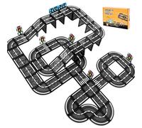 BuzzoXerex Costruzioni Magnetiche Strade, Piastrelle Magnetiche Bambini 70 pezzi, Tessere Magnetiche Blocchi Magnetici Giocattoli Costruzioni Regalo Bambino 3-4 anni