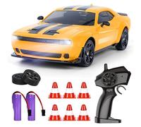 BuzzoXerex RC Drift Car, Mini Macchina Telecomandata Drift, 1/24 4WD Auto Telecomandata con Luce LED, 18km/h, Auto Giocattolo per Adulti e Bambini di Età Superiore agli 6 Anni (Y)