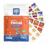 BuzzPatch Focus Patch - Il cerotto naturale - Potenziamento della concentrazione completamente naturale, privo di sostanze chimiche e farmaci per bambini e adulti (confezione da 24)