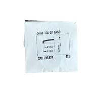 BUZZUFY Generic XAC 196.574 19507ANS0 - Orologio in cristallo con anello cromato, bianco, M, Classico