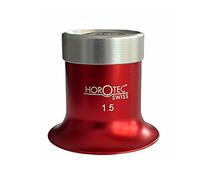 BUZZUFY Horotec MSA 00.031-1.5 Lente di ingrandimento per orologiaio in alluminio anodizzato rosso con anello avvitato x6,5, moderno, Rosso, Moderno