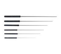 BUZZUFY Set di 6 pezzi di brocce da taglio, Ø 1,2-3,0 mm con manico in plastica, nero