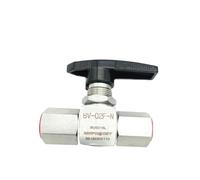 BV-OD/F 1/8 1/4 3/8 1/2 3/4 Stainless Steel Ball Valve 3000 Psi Tube 6000 Psi End Connection/Female NPT Thread(BV-01F NPT 1-8)
