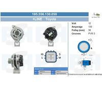 BV PSH Alternatore Generatore 130A 12V Per Toyota RAV 4 II 2.0 D 4WD