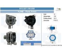 BV PSH Lichtmaschine Generator 150A 12V per Volvo C70 II Cabriolet 2.4i D5