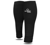 Bv sport elite evolution calf compression sleeves black