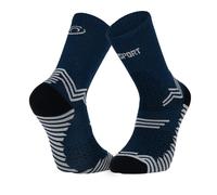 BV SPORT - Calza media altezza Trail Ultra + - Blu Grigio-45/47