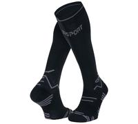 Bv sport trail compression socks nero grigio