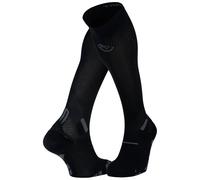 BV Sport - Calzini a compressione di trail - Chaussette Trail Ultra.2 Compression Noir/Gris - Taglia M - Nero