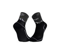 BV Sport Calze Double GR Mid Unisex Nero Taglia 36-38 Modello 2026
