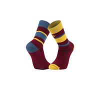 Bv sport light run ibiza running socks bordeaux yellow