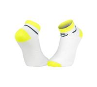 Bv sport light run socks bianco giallo