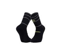 Bv sport reflect running socks nero giallo